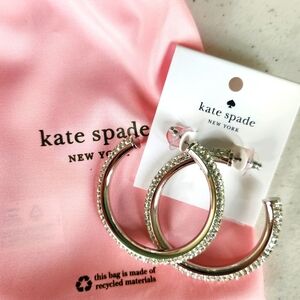 Kate Spade Silver Hoop Earrings